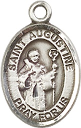[9007SS] Sterling Silver Saint Augustine Medal