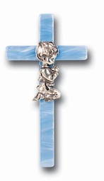 [HI-85B-7BP] 7" Pearlized Blue Cross – Boy