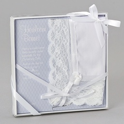 [RO-43520] Deluxe Christening/Baptism Bonnet/Hankey for Wedding