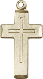 [1529GF] 14kt Gold Filled Cross Medal