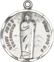 [0701JSS] Sterling Silver Saint Jude Medal