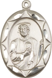 [0801JSS] Sterling Silver Saint Jude Medal