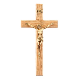[JC-637-K] 6 1/4in. Oak Crucifix
