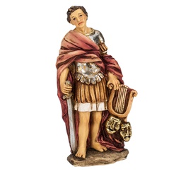 [HI-1735-447] 4" Cold Cast Resin Hand Painted Statue of St. Genesius