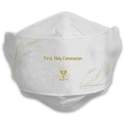 [MSK136CS] Child Sized First Holy Communion Face Mask - Communion