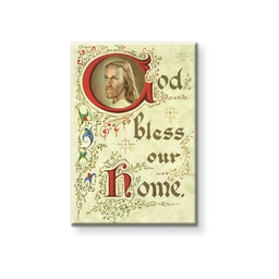 [HI-792-387] God Bless Our Home Magnet