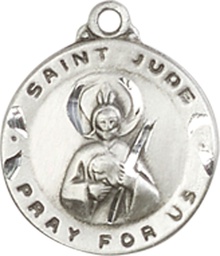 [5651SS] Sterling Silver Saint Jude Medal