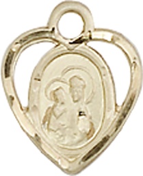 [5410GF] 14kt Gold Filled Our Lady of Perpetual Health Medal