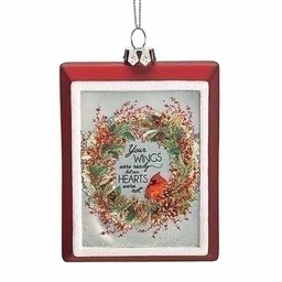 [RO-135783] 4.5&quot;H Memorial Wreath Ornament