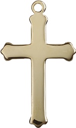 [0651YKT1] 14kt Gold Cross Medal